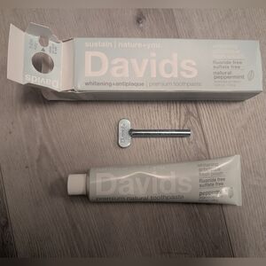 Davids Premium Toothpaste, Peppermint